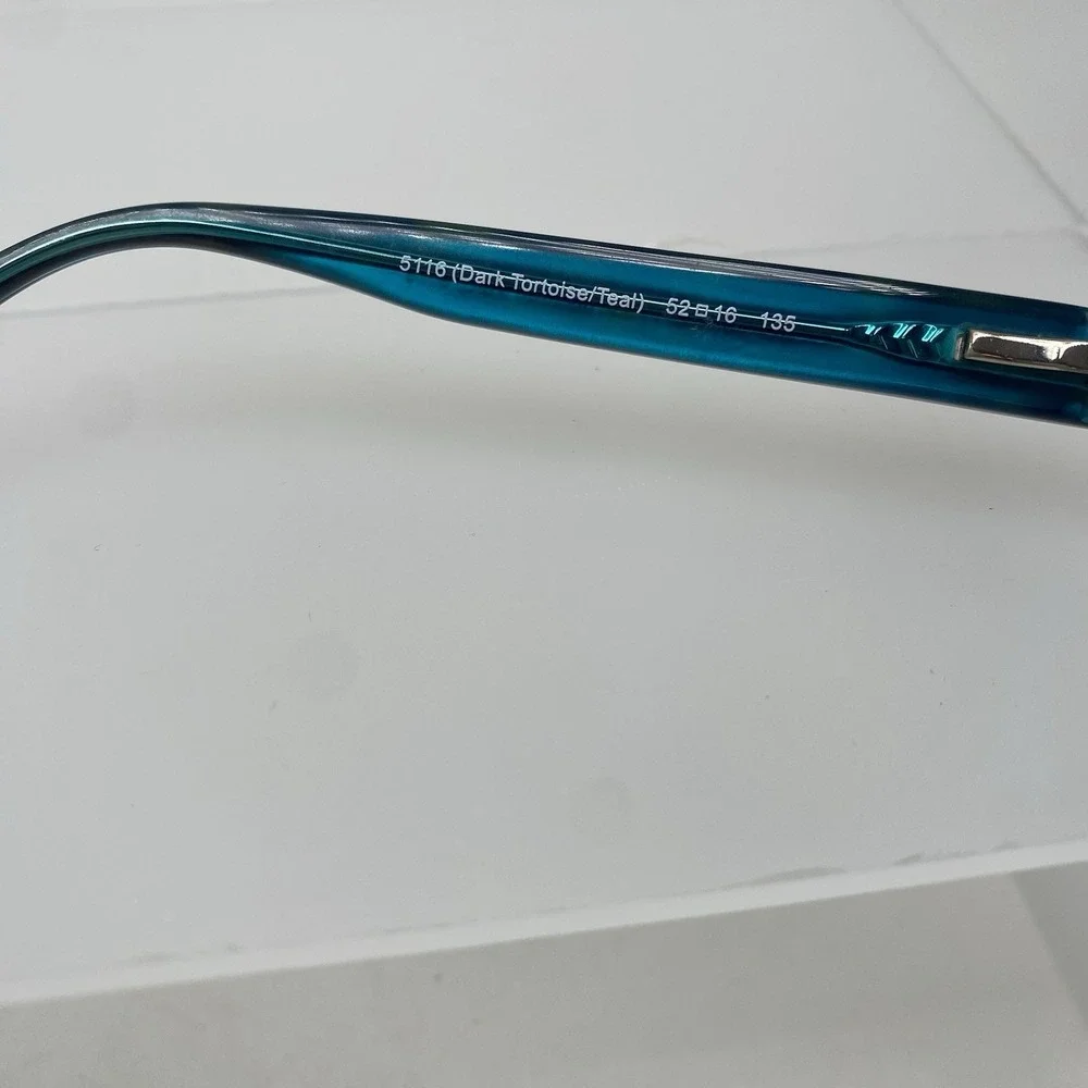 Coach Eyeglasses FRAMES ONLY HC 6040 Brooklyn 52-16-135 Dark Tortoise Teal 214